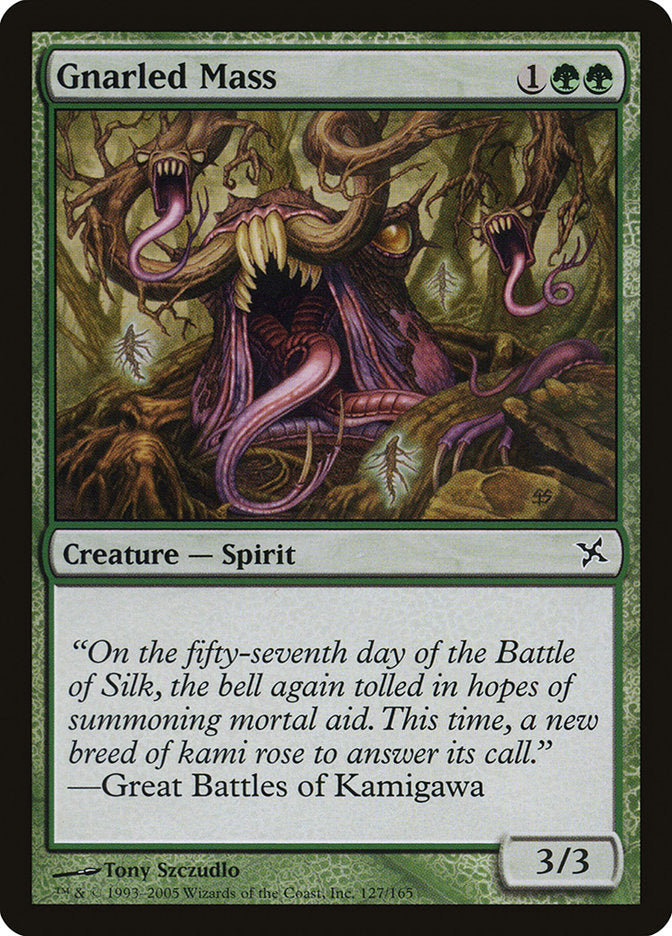 Gnarled Mass [Betrayers of Kamigawa] | Card Merchant Takapuna