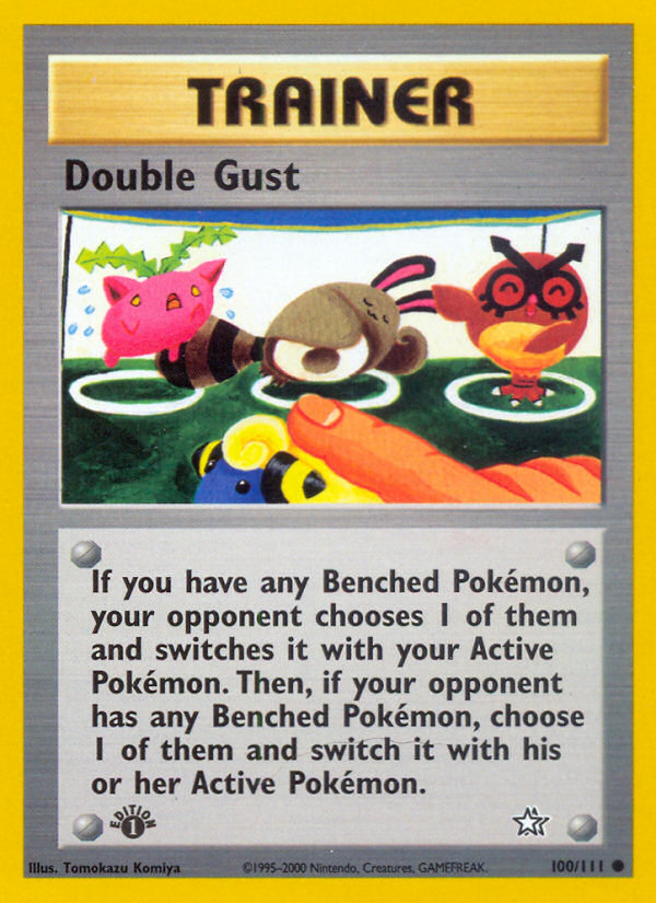 Double Gust (100/111) [Neo Genesis 1st Edition] | Card Merchant Takapuna