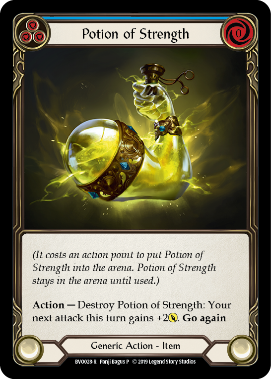 Potion of Strength [BVO028-R] (Bravo Hero Deck)  1st Edition Normal | Card Merchant Takapuna