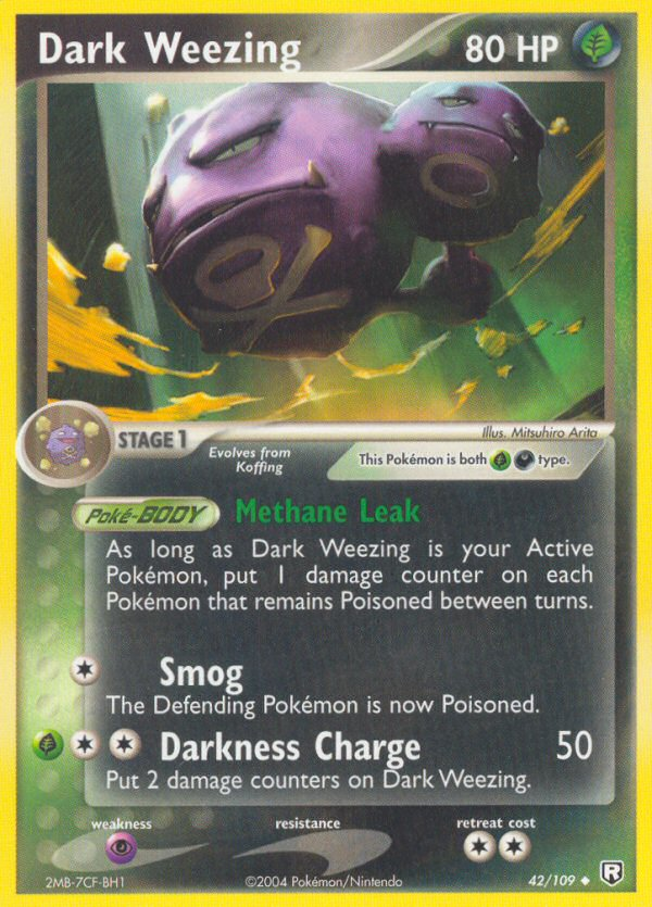 Dark Weezing (42/109) [EX: Team Rocket Returns] | Card Merchant Takapuna