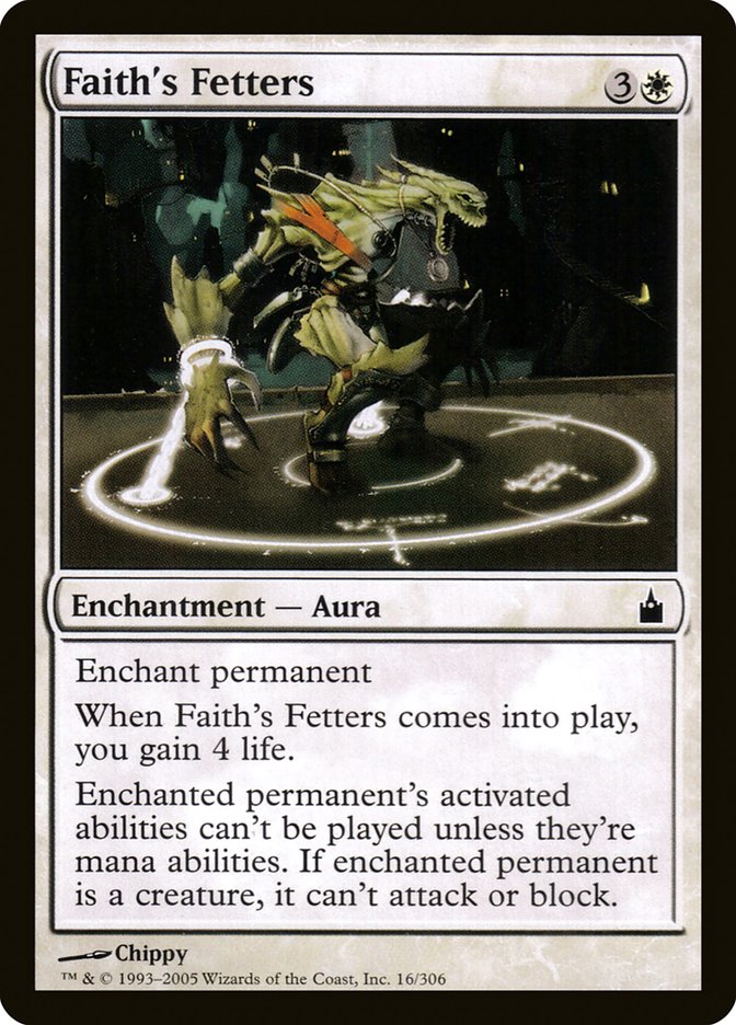 Faith's Fetters [Ravnica: City of Guilds] | Card Merchant Takapuna