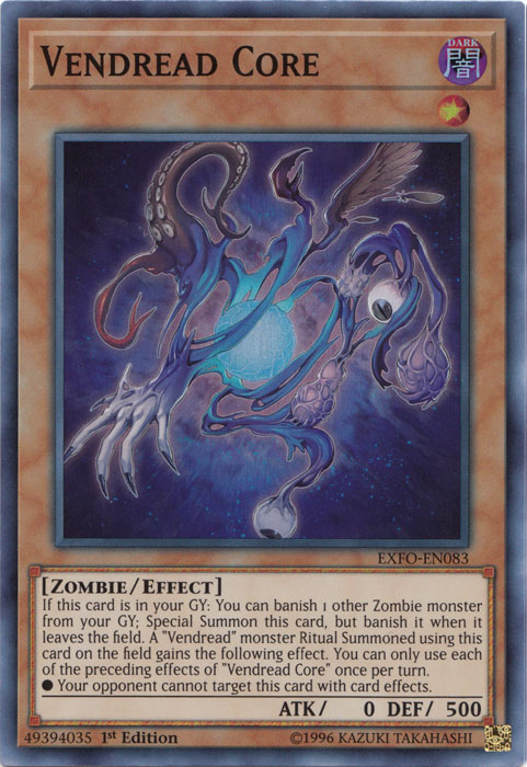 Vendread Core [EXFO-EN083] Super Rare | Card Merchant Takapuna