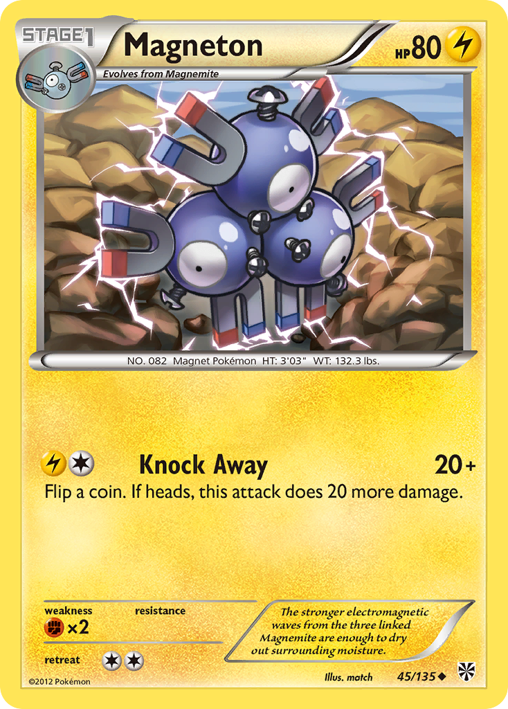 Magneton (45/135) [Black & White: Plasma Storm] | Card Merchant Takapuna