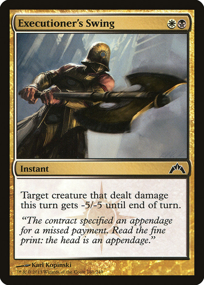 Executioner's Swing [Gatecrash] | Card Merchant Takapuna