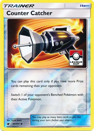 Counter Catcher (91/111) (League Promo) [Sun & Moon: Crimson Invasion] | Card Merchant Takapuna