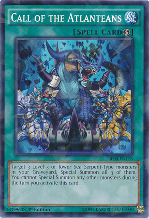 Call of the Atlanteans [BP03-EN178] Shatterfoil Rare | Card Merchant Takapuna