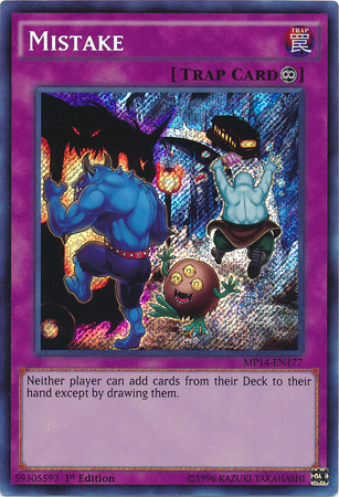 Mistake [MP14-EN177] Secret Rare | Card Merchant Takapuna