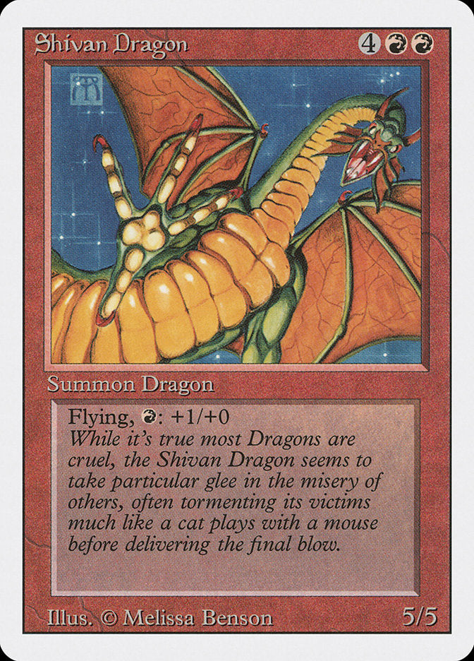 Shivan Dragon [Revised Edition] | Card Merchant Takapuna