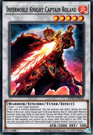 Infernoble Knight Captain Roland [OP15-EN010] Super Rare | Card Merchant Takapuna