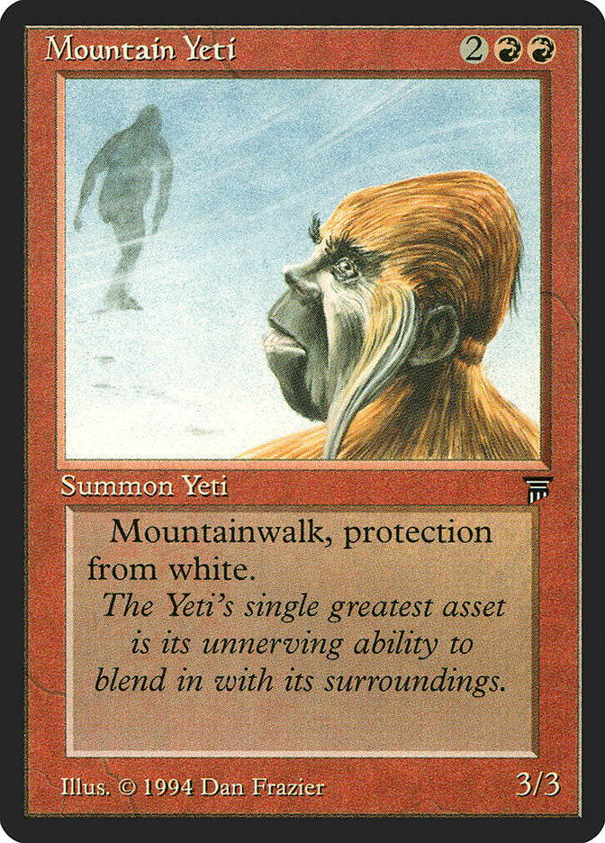 Mountain Yeti [Legends] | Card Merchant Takapuna