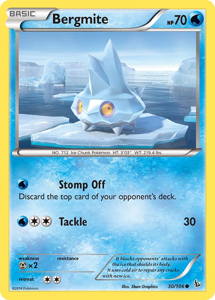 Bergmite (30/106) [XY: Flashfire] | Card Merchant Takapuna