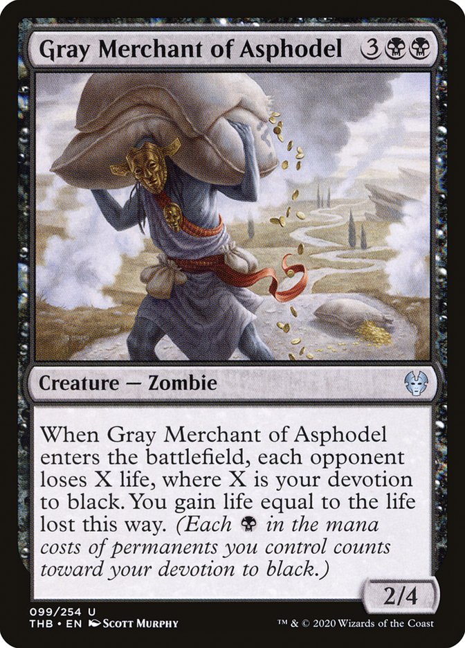 Gray Merchant of Asphodel [Theros Beyond Death] | Card Merchant Takapuna