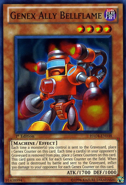 Genex Ally Bellflame [HA04-EN038] Super Rare | Card Merchant Takapuna