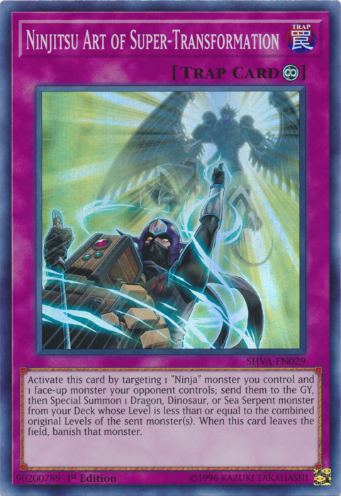 Ninjitsu Art of Super-Transformation [SHVA-EN029] Super Rare | Card Merchant Takapuna