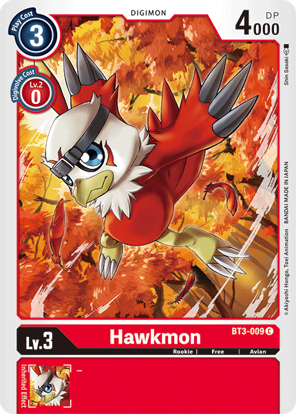 Hawkmon [BT3-009] [Release Special Booster Ver.1.5] | Card Merchant Takapuna