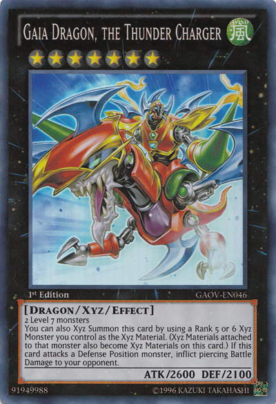 Gaia Dragon, the Thunder Charger [GAOV-EN046] Super Rare | Card Merchant Takapuna