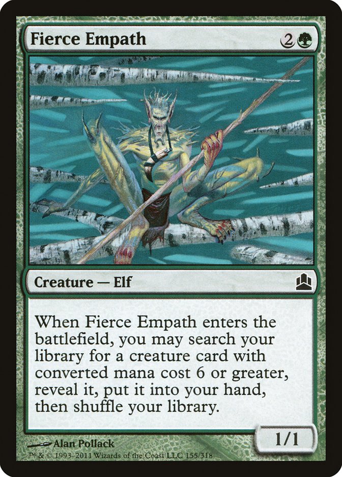 Fierce Empath [Commander 2011] | Card Merchant Takapuna