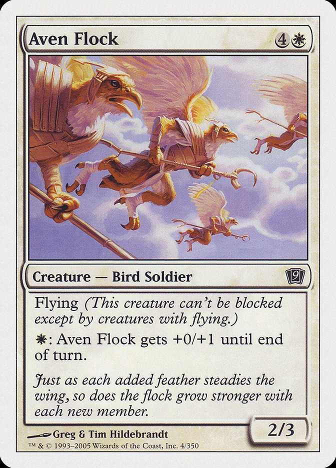 Aven Flock [Ninth Edition] | Card Merchant Takapuna