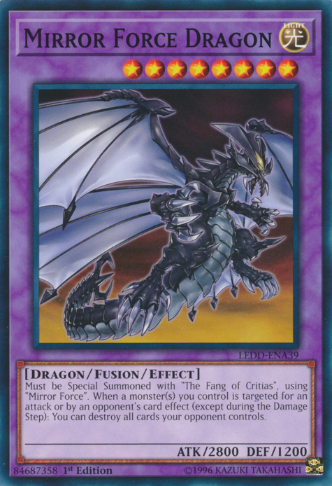 Mirror Force Dragon [LEDD-ENA39] Common | Card Merchant Takapuna