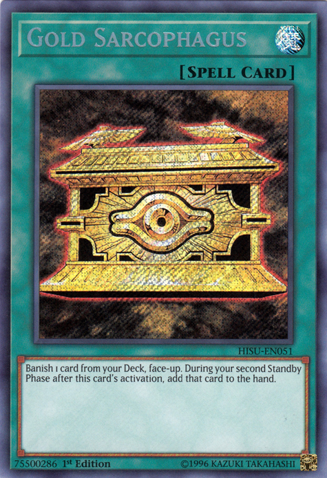 Gold Sarcophagus [HISU-EN051] Secret Rare | Card Merchant Takapuna