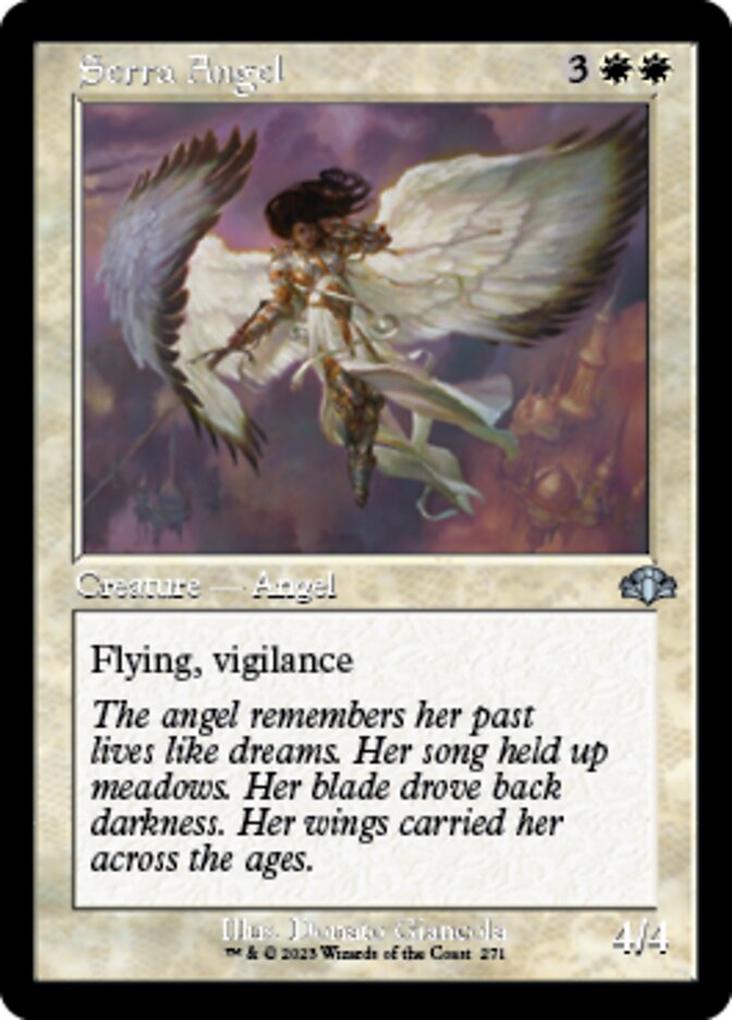 Serra Angel (Retro) [Dominaria Remastered] | Card Merchant Takapuna