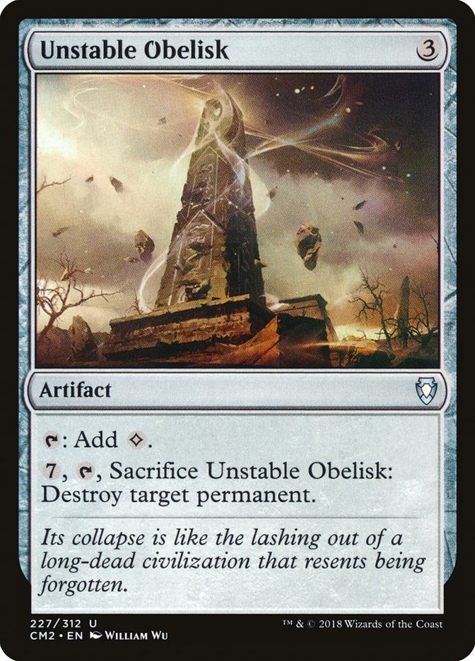 Unstable Obelisk [Commander Anthology Volume II] | Card Merchant Takapuna