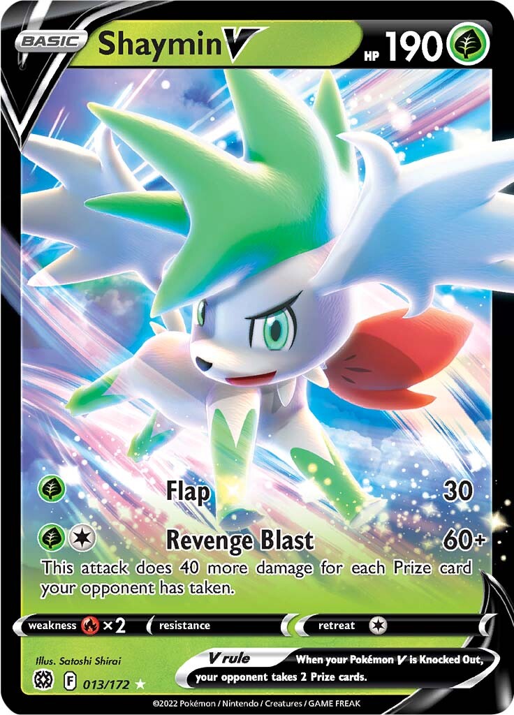 Shaymin V (013/172) [Sword & Shield: Brilliant Stars] | Card Merchant Takapuna