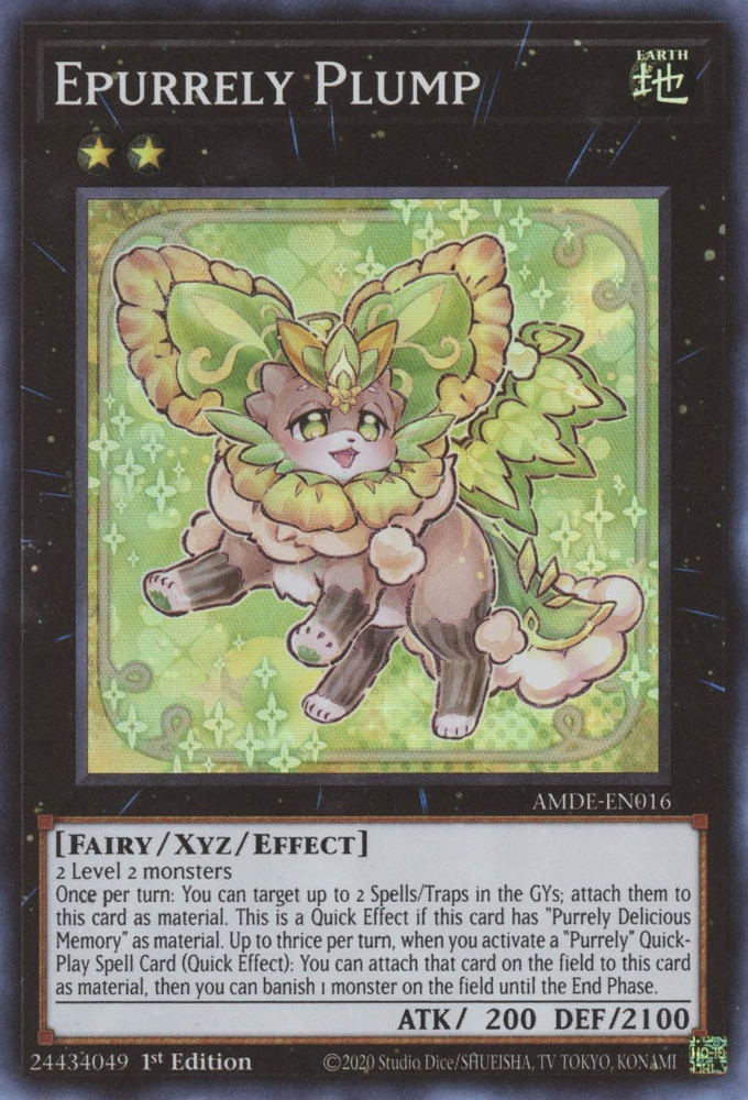 Epurrely Plump [AMDE-EN016] Super Rare | Card Merchant Takapuna