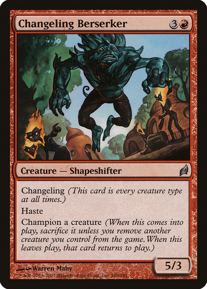 Changeling Berserker [Lorwyn] | Card Merchant Takapuna