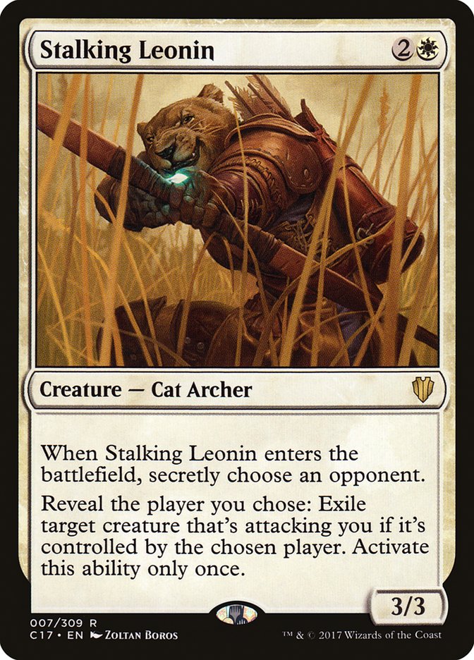 Stalking Leonin [Commander 2017] | Card Merchant Takapuna