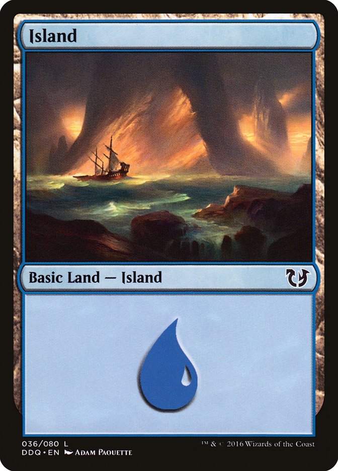 Island (36) [Duel Decks: Blessed vs. Cursed] | Card Merchant Takapuna