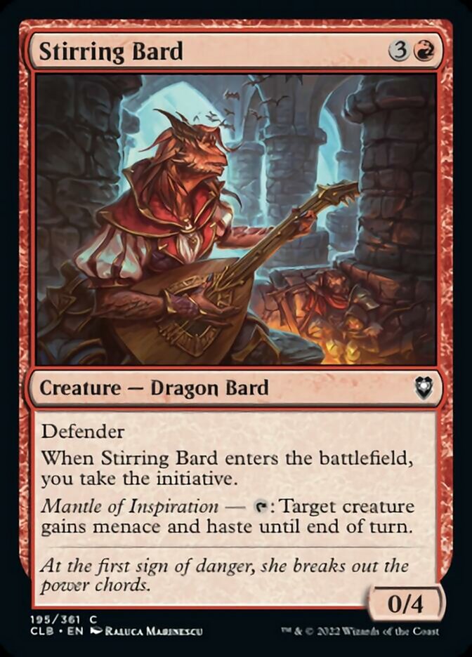 Stirring Bard [Commander Legends: Battle for Baldur's Gate] | Card Merchant Takapuna