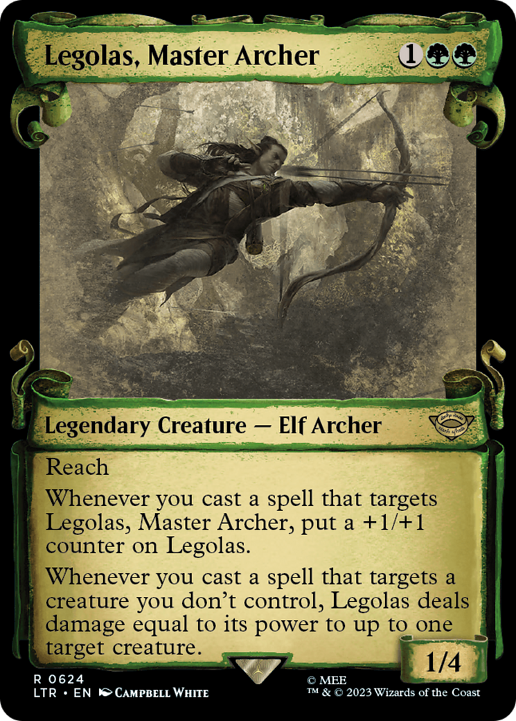 Legolas, Master Archer [The Lord of the Rings: Tales of Middle-Earth Showcase Scrolls] | Card Merchant Takapuna