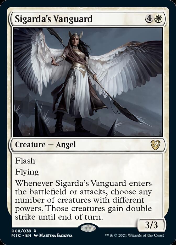 Sigarda's Vanguard [Innistrad: Midnight Hunt Commander] | Card Merchant Takapuna