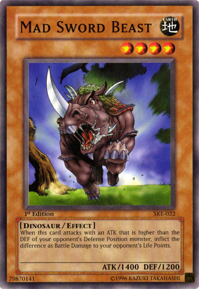 Mad Sword Beast [SKE-022] Common | Card Merchant Takapuna