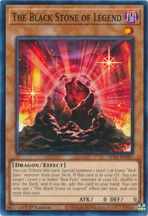 The Black Stone of Legend [LDS1-EN007] Common | Card Merchant Takapuna