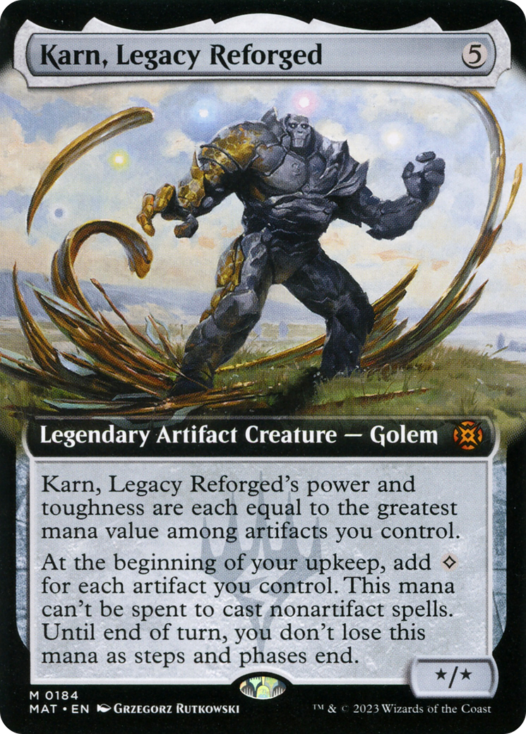 Karn, Legacy Reforged (Extended Art) [March of the Machine: The Aftermath] | Card Merchant Takapuna