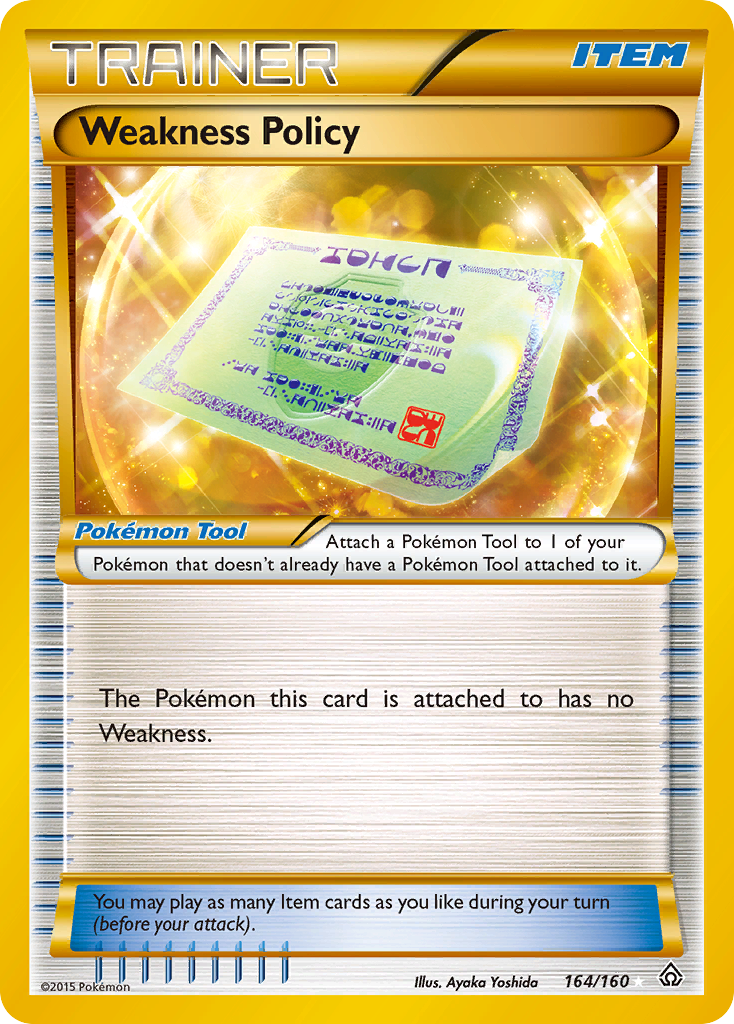 Weakness Policy (164/160) [XY: Primal Clash] | Card Merchant Takapuna