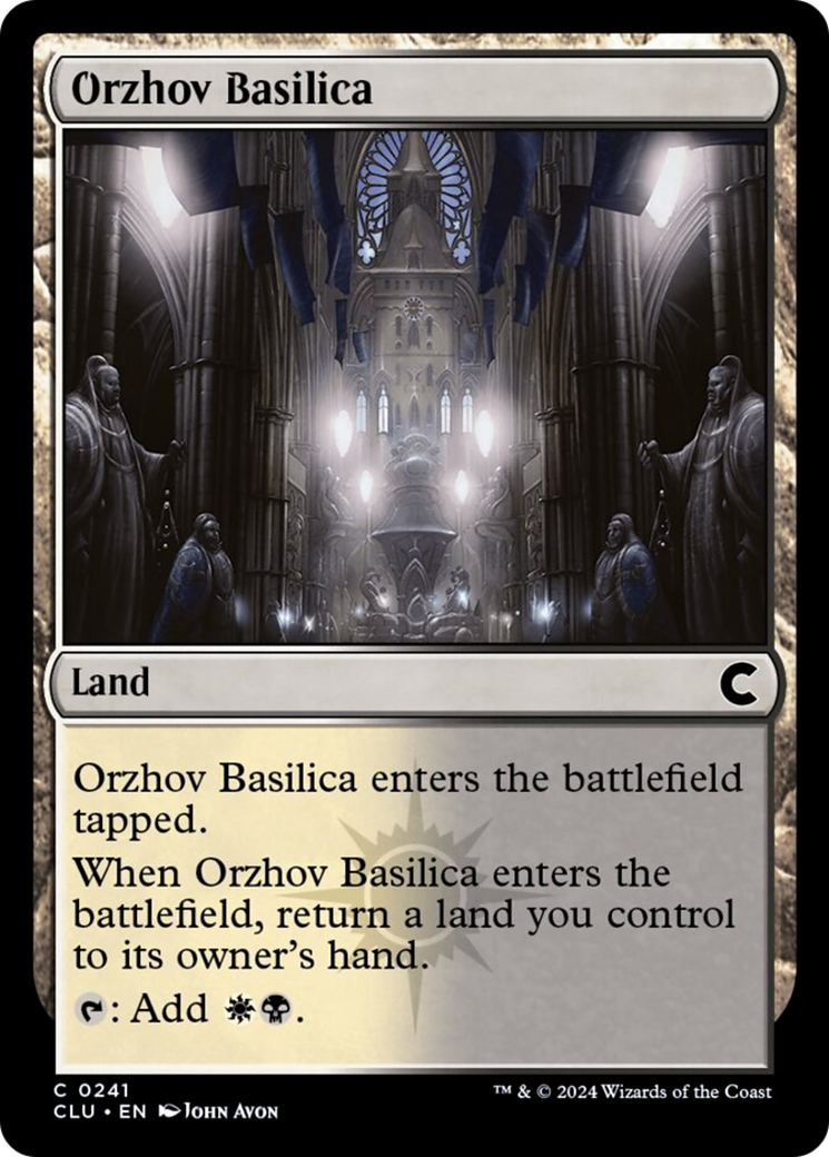 Orzhov Basilica [Ravnica: Clue Edition] | Card Merchant Takapuna