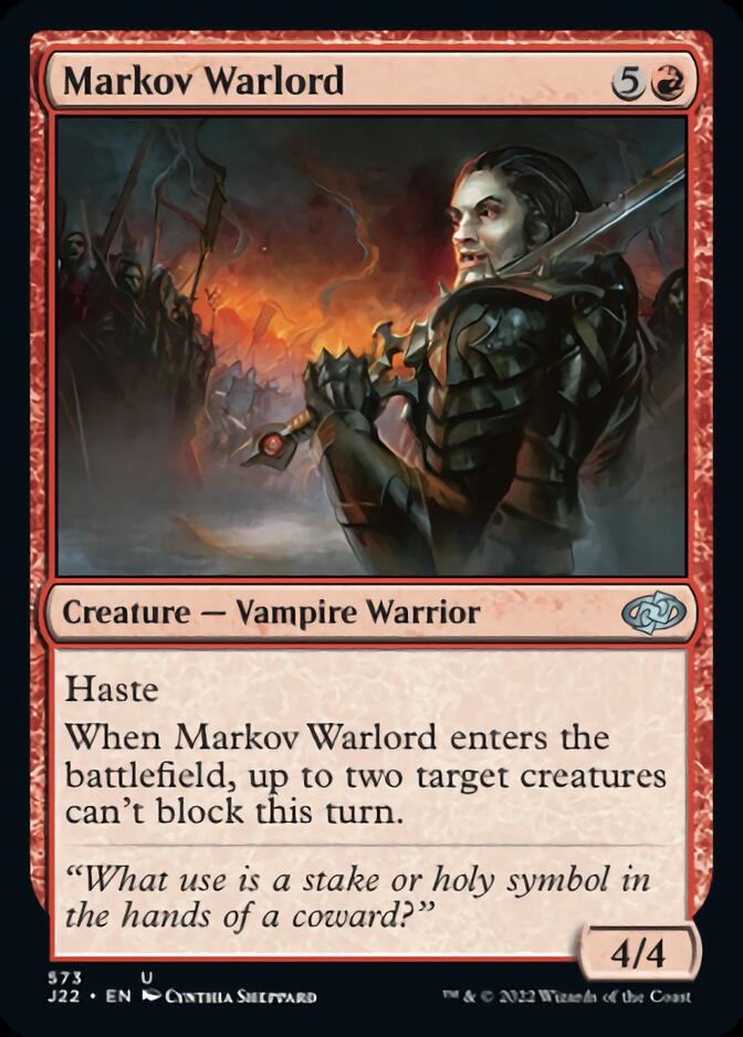 Markov Warlord [Jumpstart 2022] | Card Merchant Takapuna