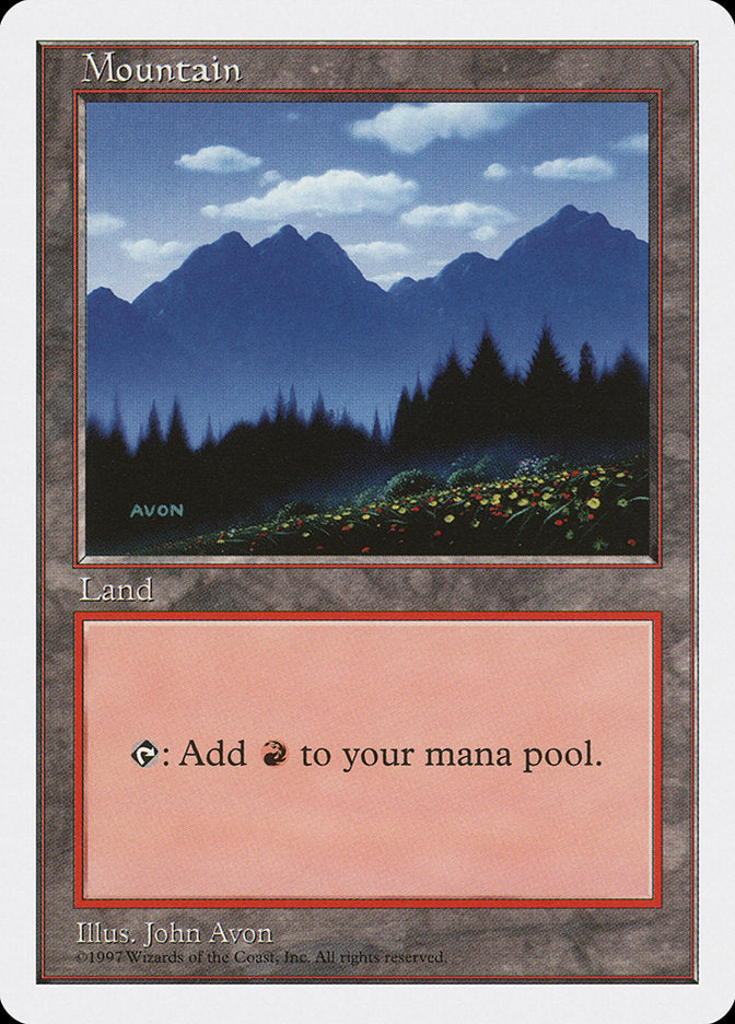 Mountain (445) [Fifth Edition] | Card Merchant Takapuna