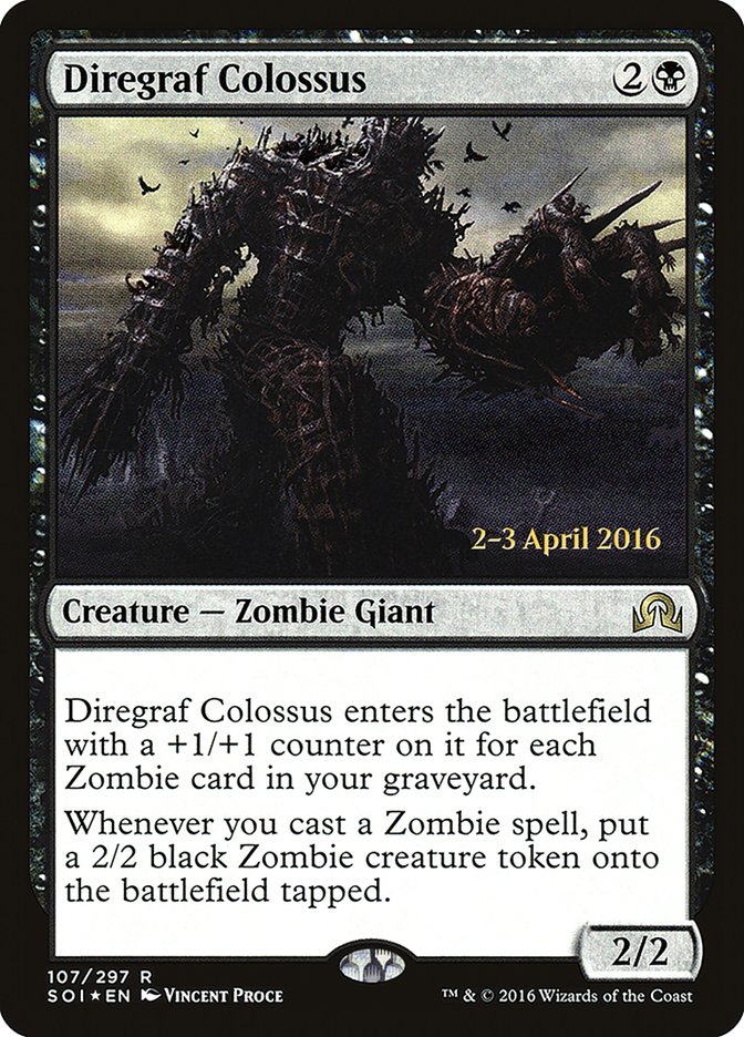 Diregraf Colossus [Shadows over Innistrad Prerelease Promos] | Card Merchant Takapuna