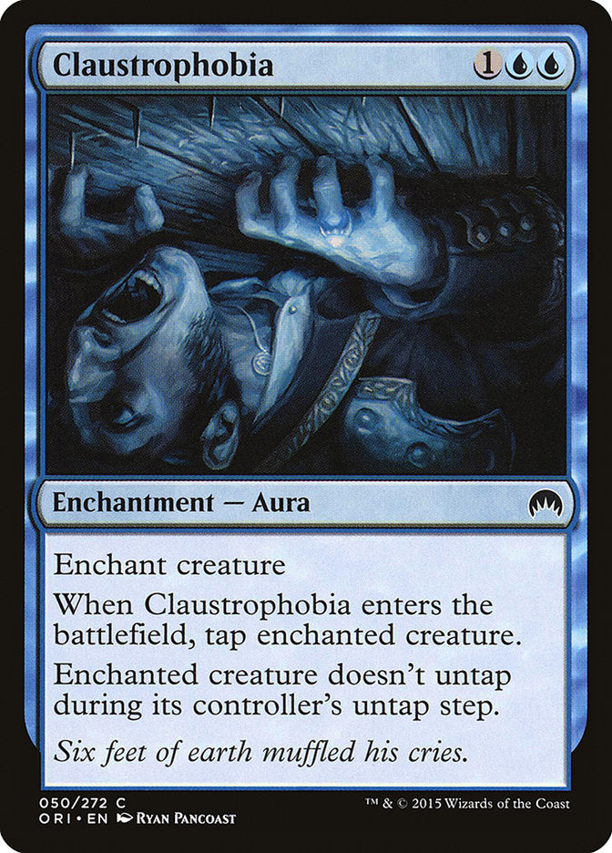 Claustrophobia [Magic Origins] | Card Merchant Takapuna