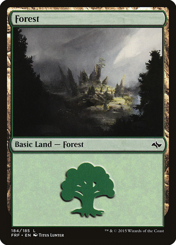 Forest (184) [Fate Reforged] | Card Merchant Takapuna