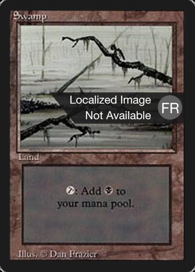 Swamp (A) [Foreign Black Border] | Card Merchant Takapuna