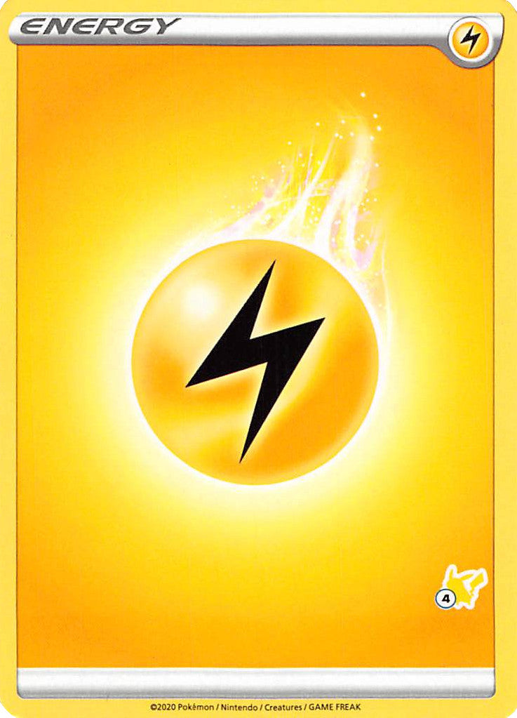 Lightning Energy (Pikachu Stamp #4) [Battle Academy 2022] | Card Merchant Takapuna