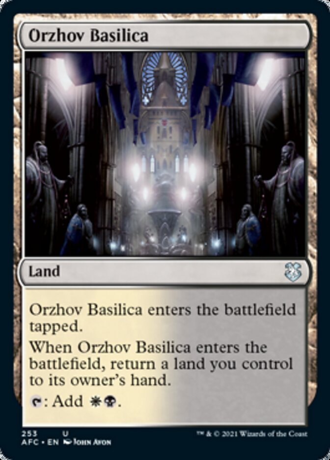 Orzhov Basilica [Dungeons & Dragons: Adventures in the Forgotten Realms Commander] | Card Merchant Takapuna