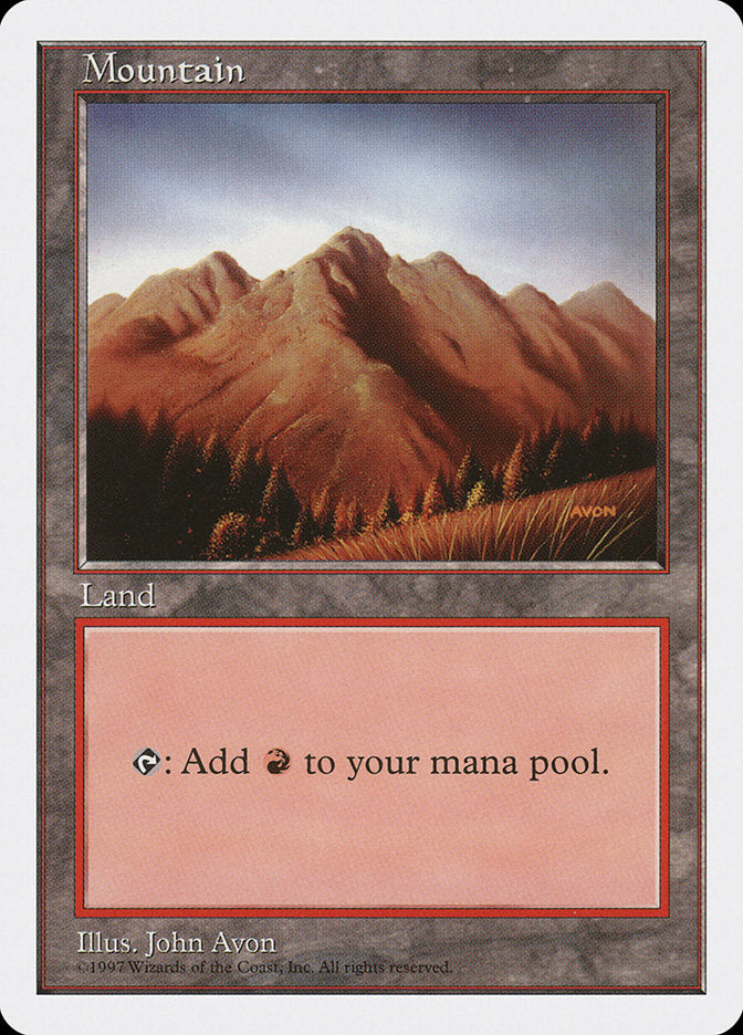 Mountain (444) [Fifth Edition] | Card Merchant Takapuna