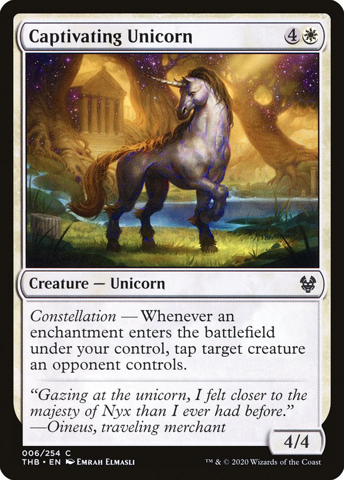 Captivating Unicorn [Theros Beyond Death] | Card Merchant Takapuna