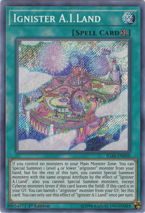 Ignister A.I.Land [IGAS-EN050] Secret Rare | Card Merchant Takapuna